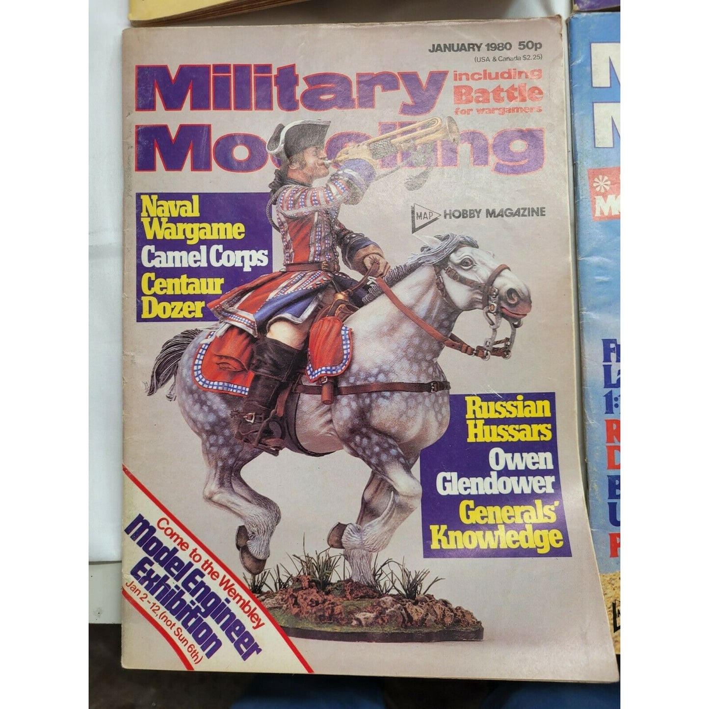 Vintage Military Modelling Hobby Magazines Lot Of 4 Collectible 1979/1980 Issues