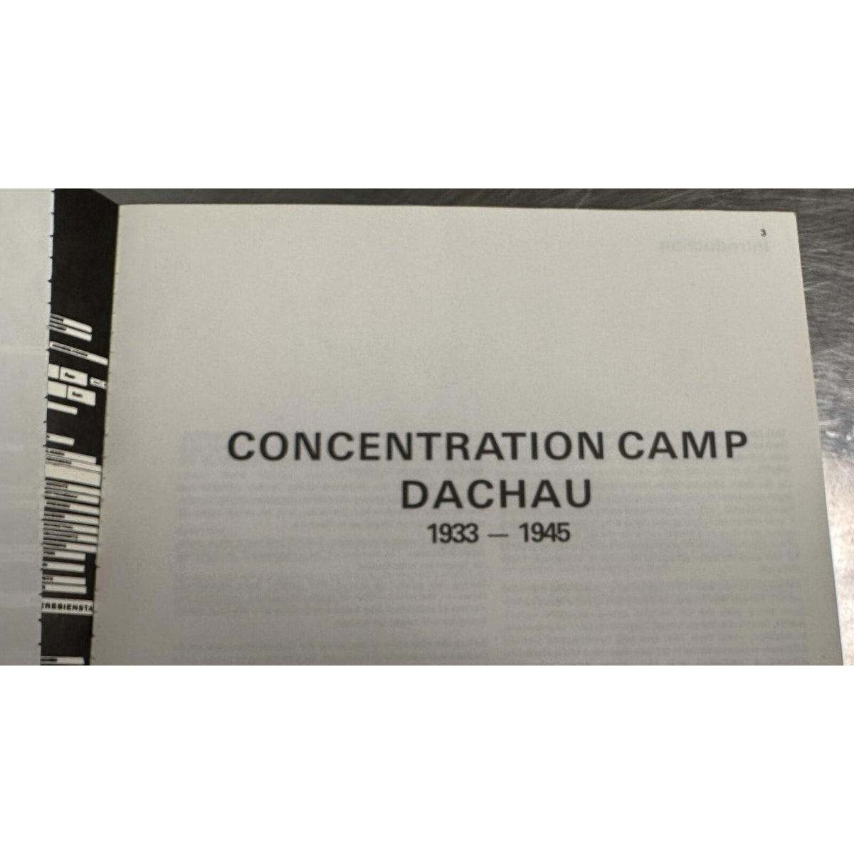 CONCENTRATION CAMP DACHAU 1933-1945 paperback museum guide 1978
