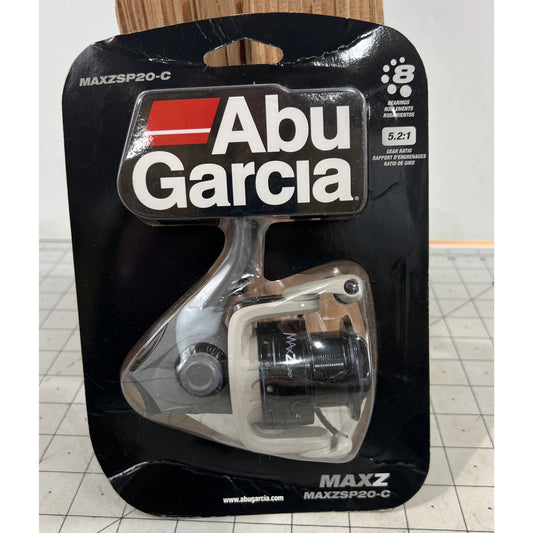 Abu Garcia Max Z 20 Spinning Reel MAXZSP20-C 5.2:1 Gear Ratio 8 Bearings New
