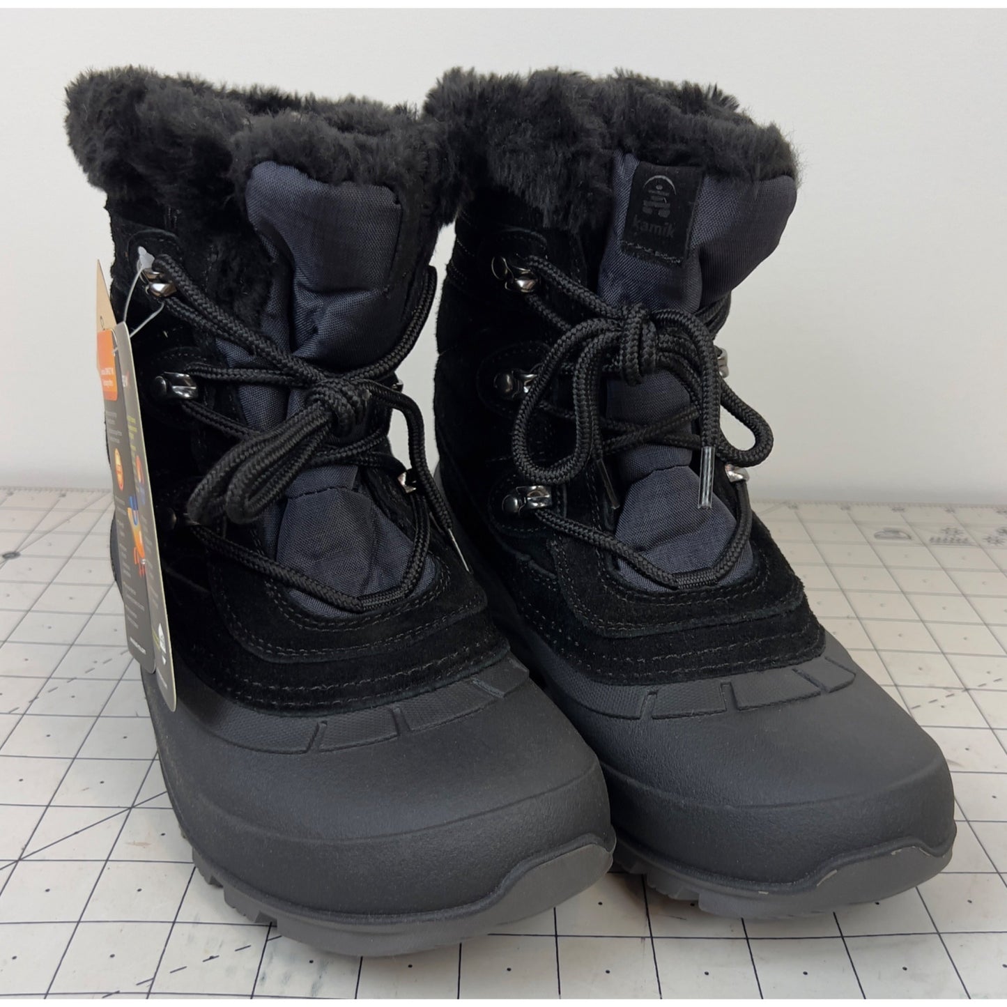 Kamik Women’s Snowvalley 5 Winter Snow Boots Sz. 6 Black Waterproof With Tags