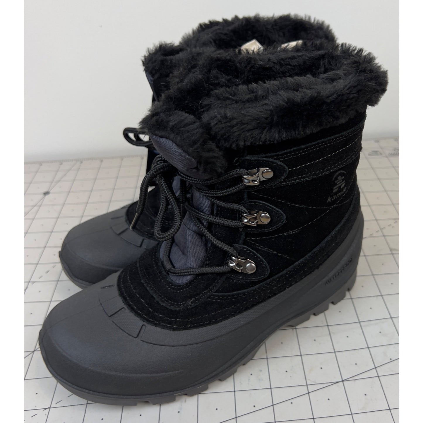 Kamik Women’s Snowvalley 5 Winter Snow Boots Sz. 6 Black Waterproof With Tags