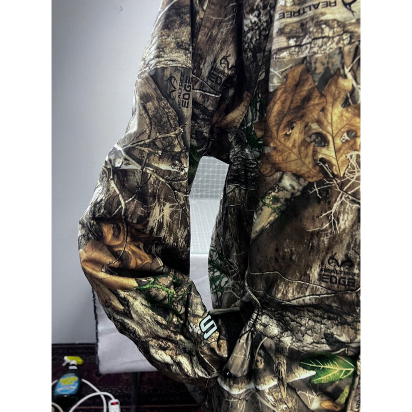 Men's Blocker Outdoors Shield Series Drencher Hunting Rain Jacket Medium Realtree Edge