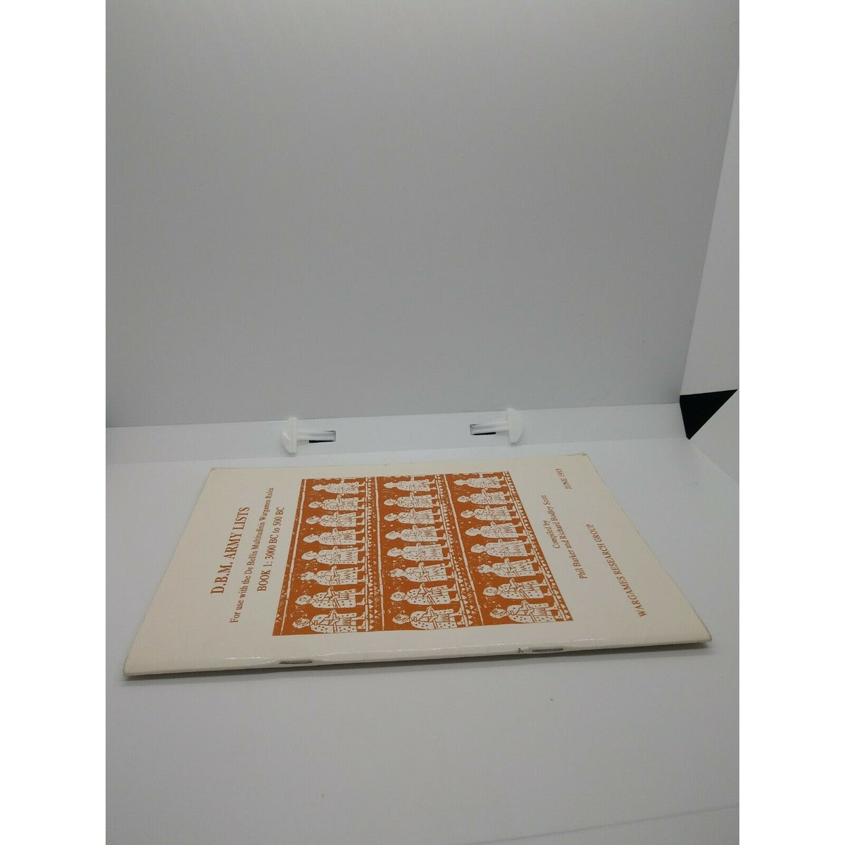 D.B.M. Army Lists Book 1: 3000 B.C. To 500 B.C. Barker & Scott 1993 Wargames Research