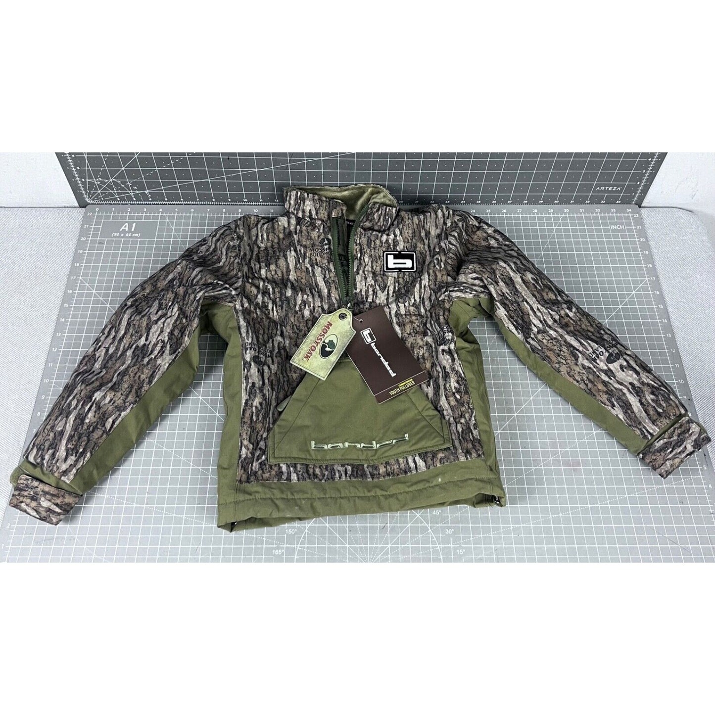 Banded Chesapeake Youth Pullover Small (8) Mossy Oak Camo Jacket