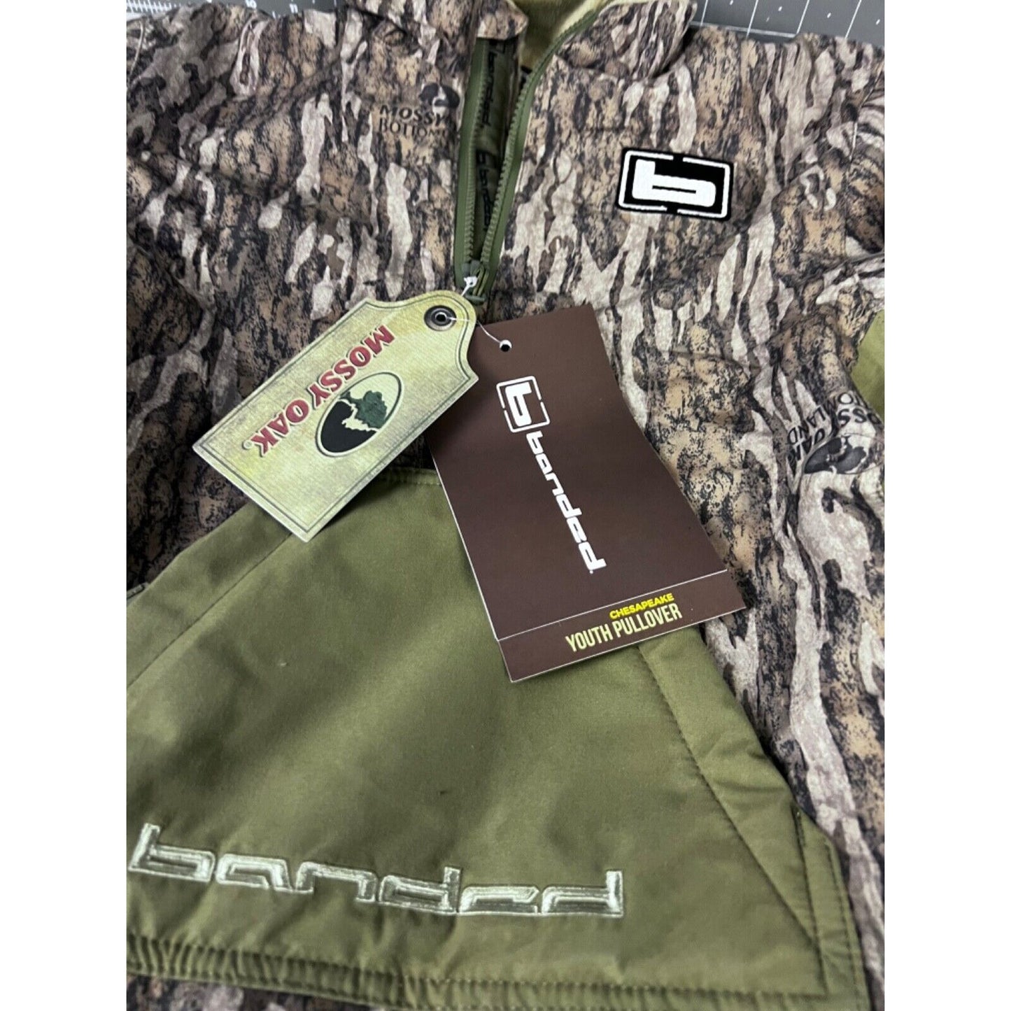 Banded Chesapeake Youth Pullover Small (8) Mossy Oak Camo Jacket