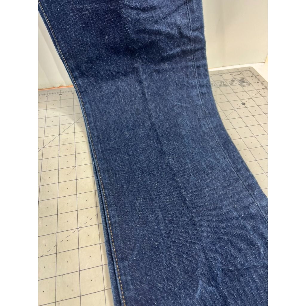 Levi’s 501 Original Fit Men’s Jeans 34x38 Dark Wash Denim Button Fly Meas. 33x35