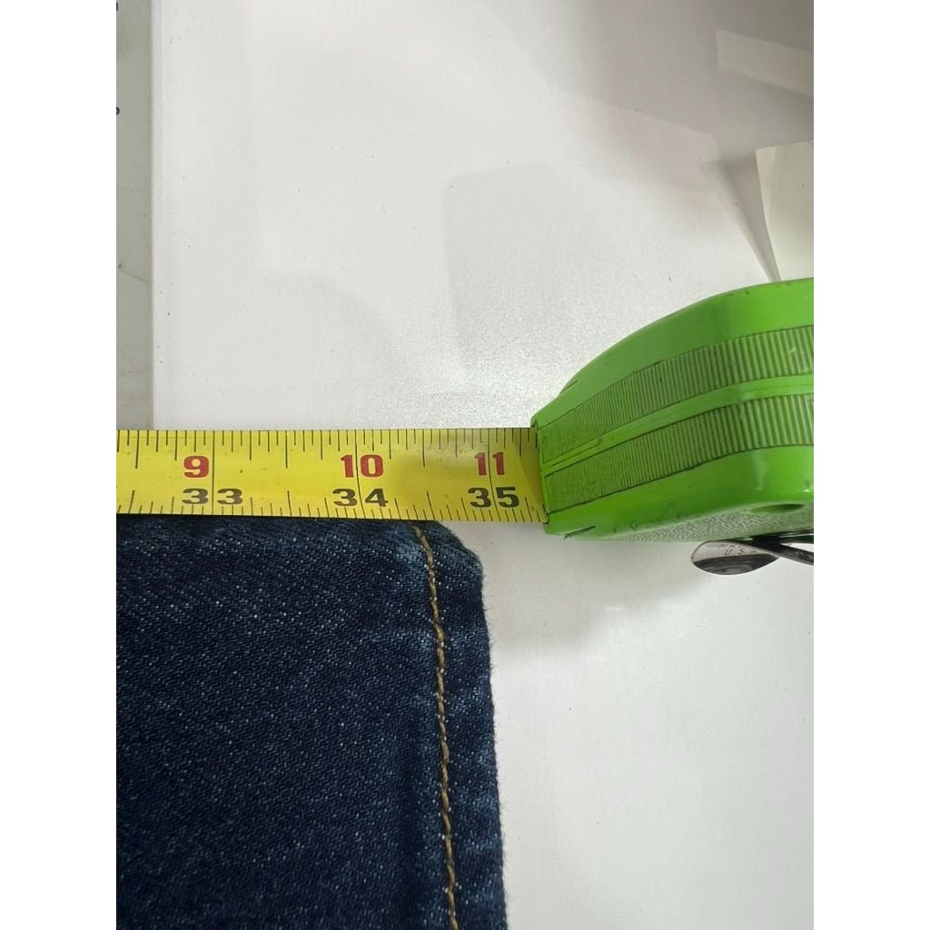 Levi’s 501 Original Fit Men’s Jeans 34x38 Dark Wash Denim Button Fly Meas. 33x35