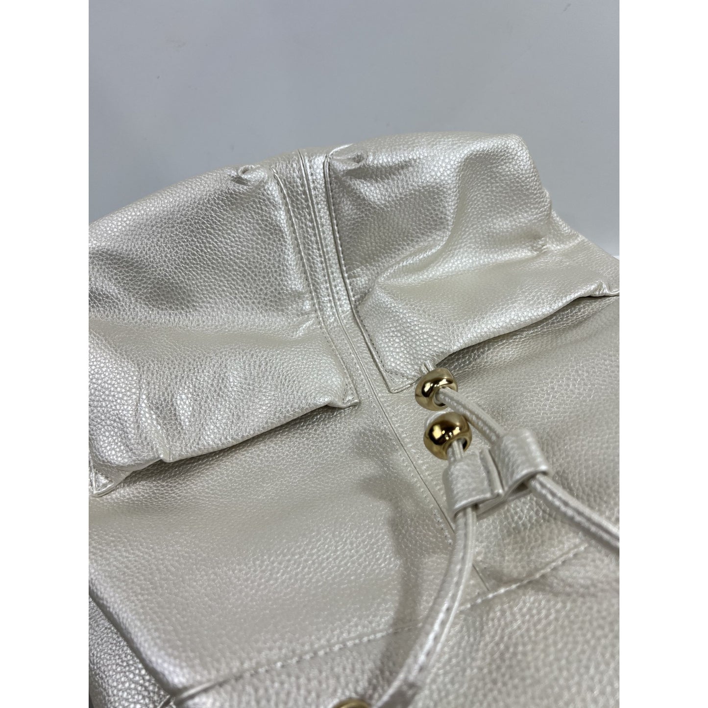 Rhinestone Accent Fashion Backpack Pearl BZL-1102 Handbag Express NEW Leather