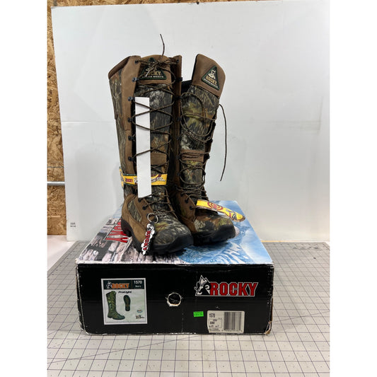 Rocky Prolight Snakeproof Boots Men’s Size Sz. 8 Waterproof Camo Hunting New