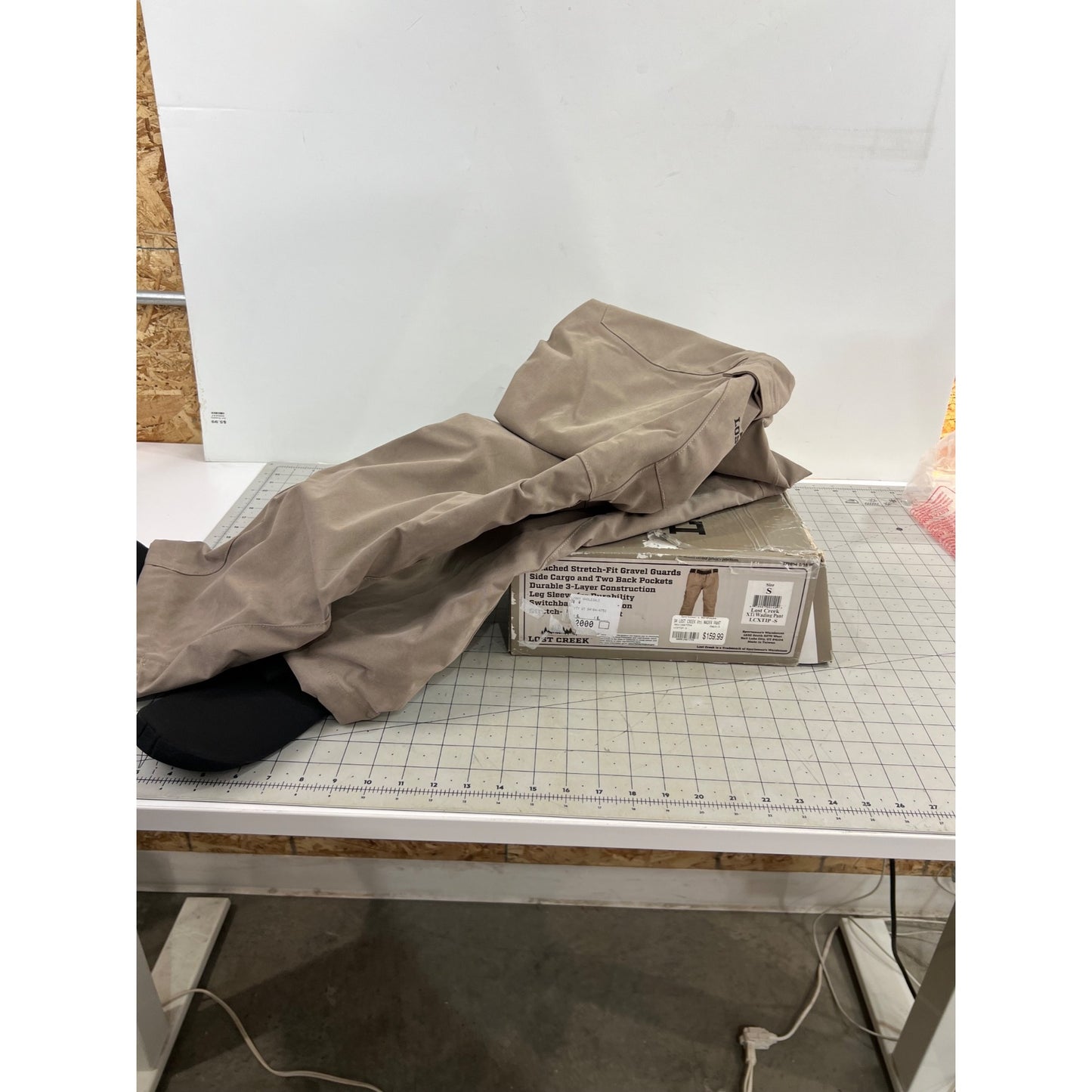 Lost Creek XTi Waterproof Wading Pant Attached Gravel Guards Men’s Sz. S New