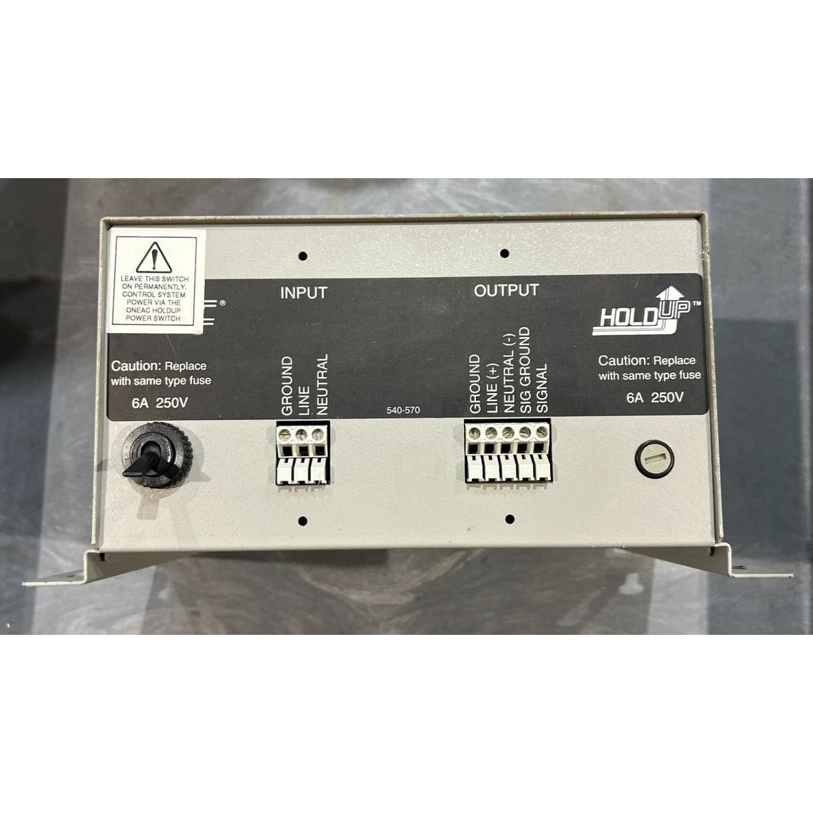 OneAC HU50 Ride-Through Power Source 6A 120 V Input 340VDC 1.5 A Output HOLD-UP