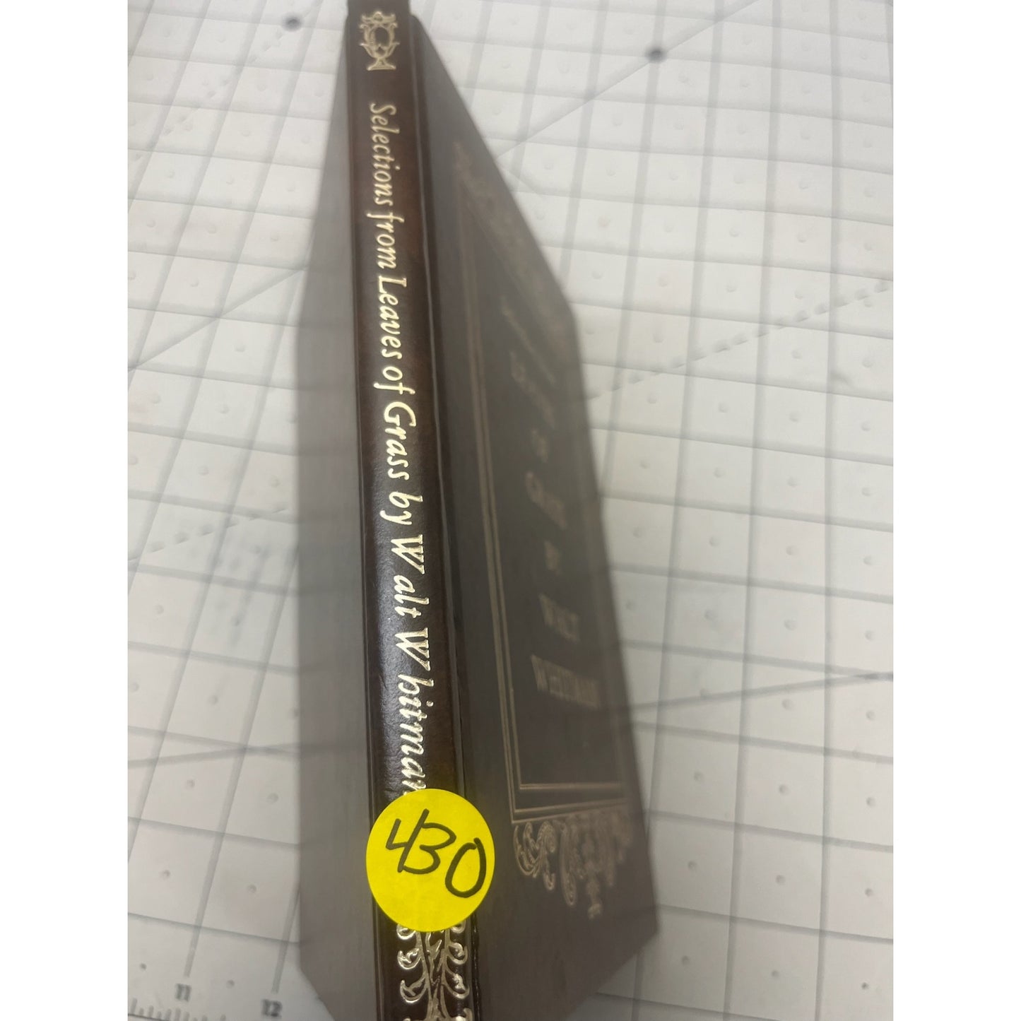 Selections From Leaves Of Grass By Walt Whitman 1961 HB Fine Binding Avenel Books