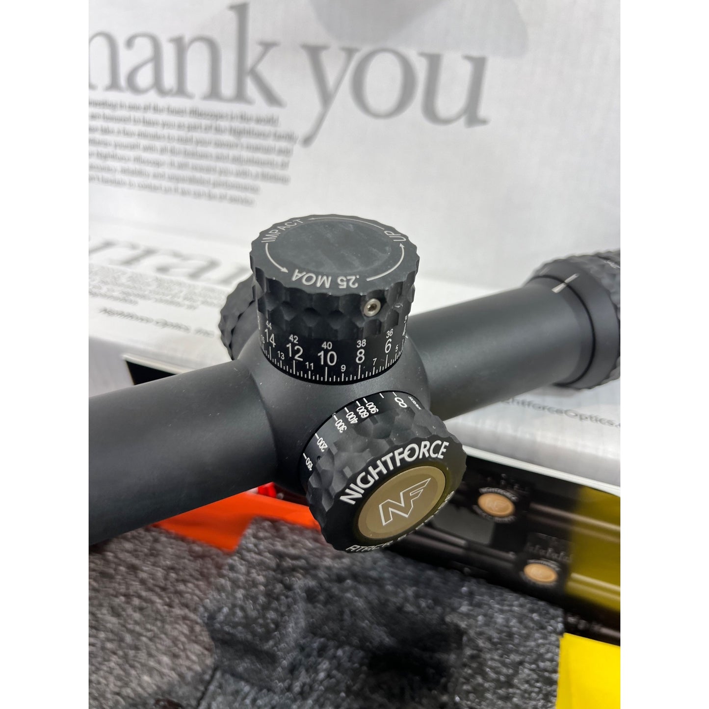 Nightforce ATACR 5-25x56mm Riflescope MOA New Display Model C553