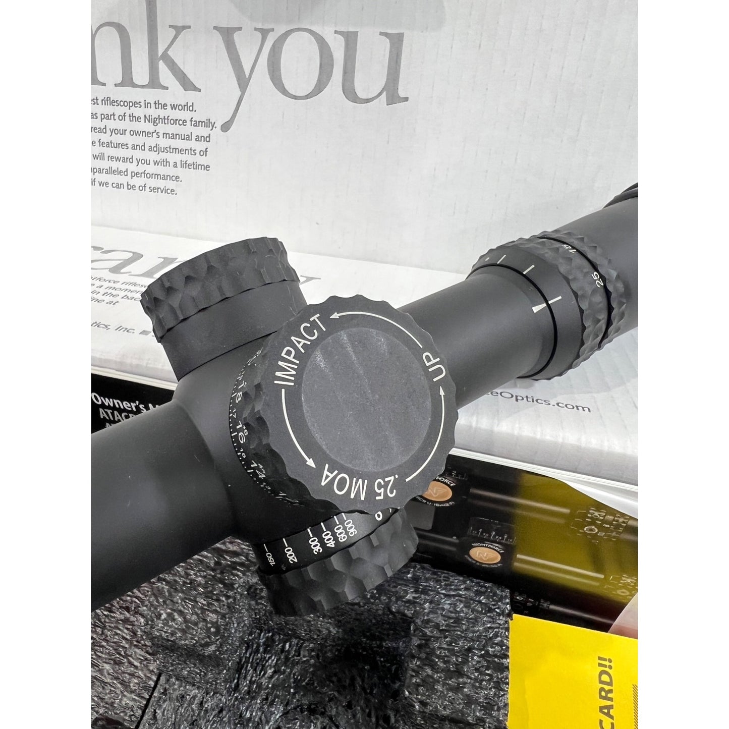 Nightforce ATACR 5-25x56mm Riflescope MOA New Display Model C553