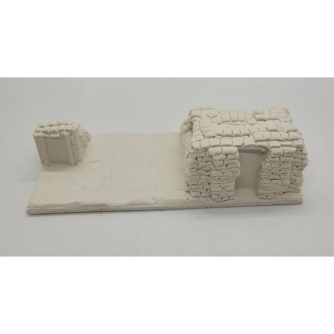 Firebase Games Trench Sandbag Bunker With Shed Wargaming Miniature Vintage 1980s