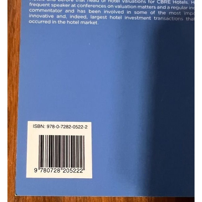 VALUATION OF HOTELS FOR INVESTORS By HARPER, DAVID (Paperback) Like New