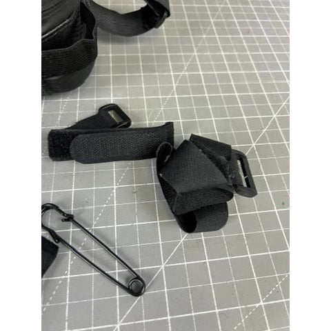 Rockbros Bicycle Storage Bag w/Velcro Straps & Internal Compartments Black
