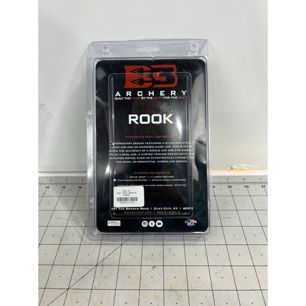 B3 Archery ROOK Curved Trigger Release Adjustable Roller Sear NEW
