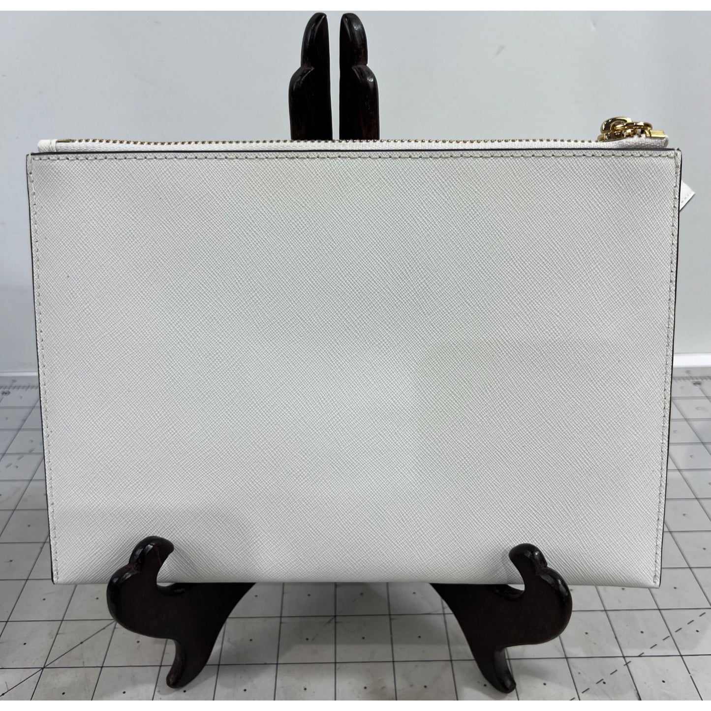Michael Kors Jet Set Dragonfly White Wristlet Clutch NWOT Leather