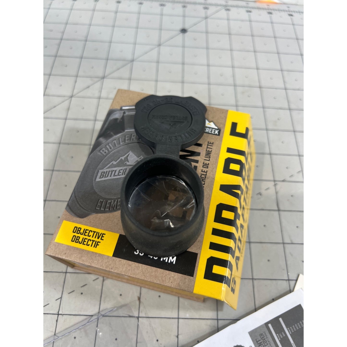 Butler Creek Element Scope Cover 35-40mm Objective Lens New Open Box Flip Up