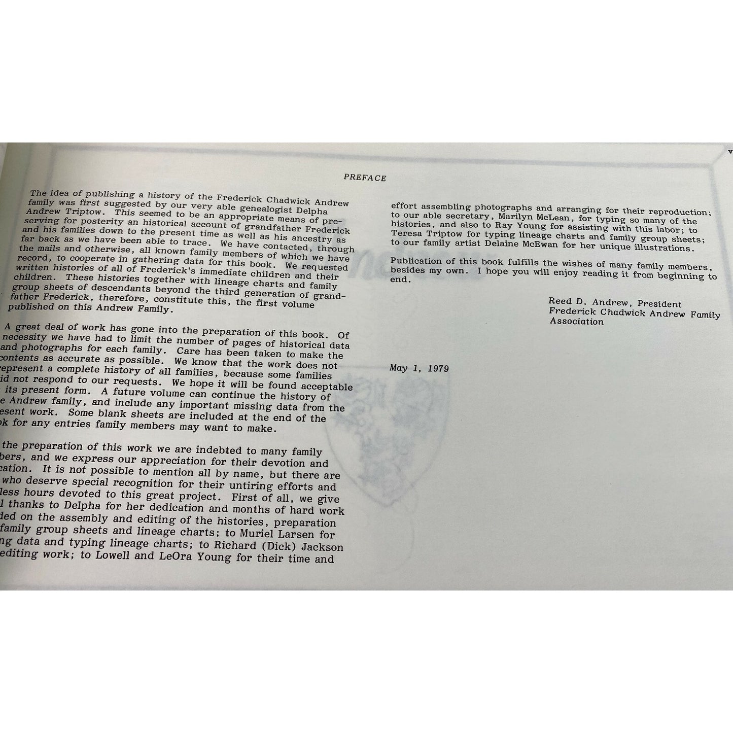 Ancestors & Descendants Of Frederick Chadwick Andrew Family History Genealogy 79