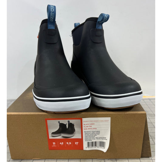 Grundéns Deck-Boss Women's 6" Ankle Boots Black Waterproof Non-Insulated Size 11