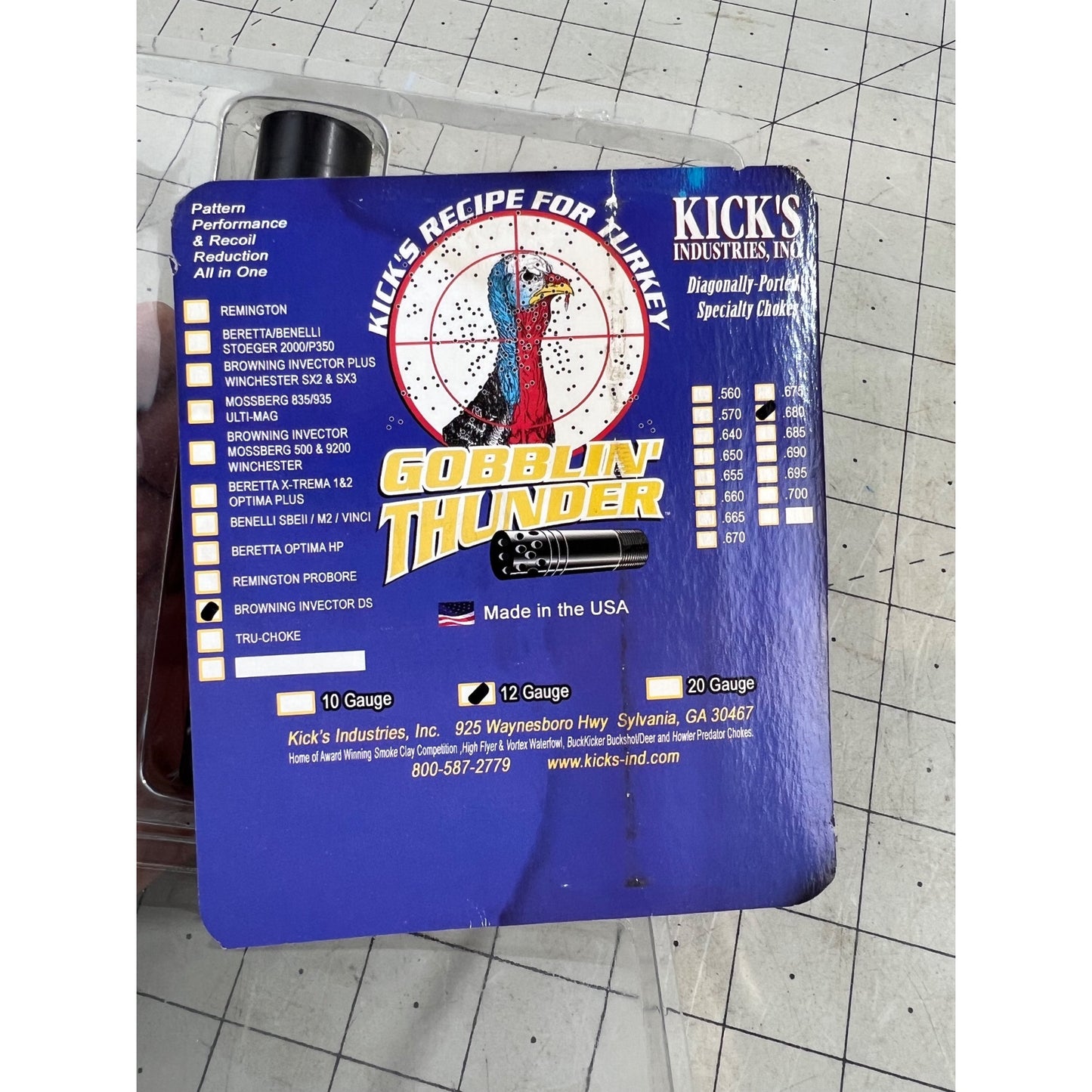 Kicks Gobblin Thunder 12-Gauge Browning Invector DS Turkey Choke Tube