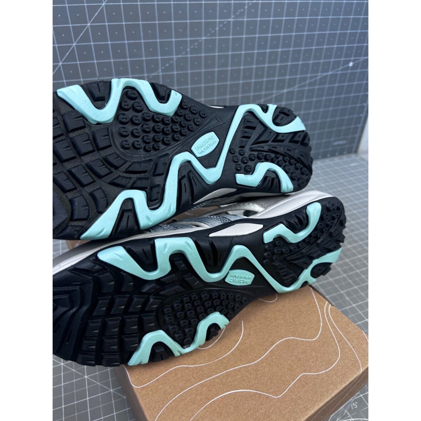Pacific Mountain Ascot Sandal Women's 9.5 US Gray/Teal Water Fishing Outdoors ~~