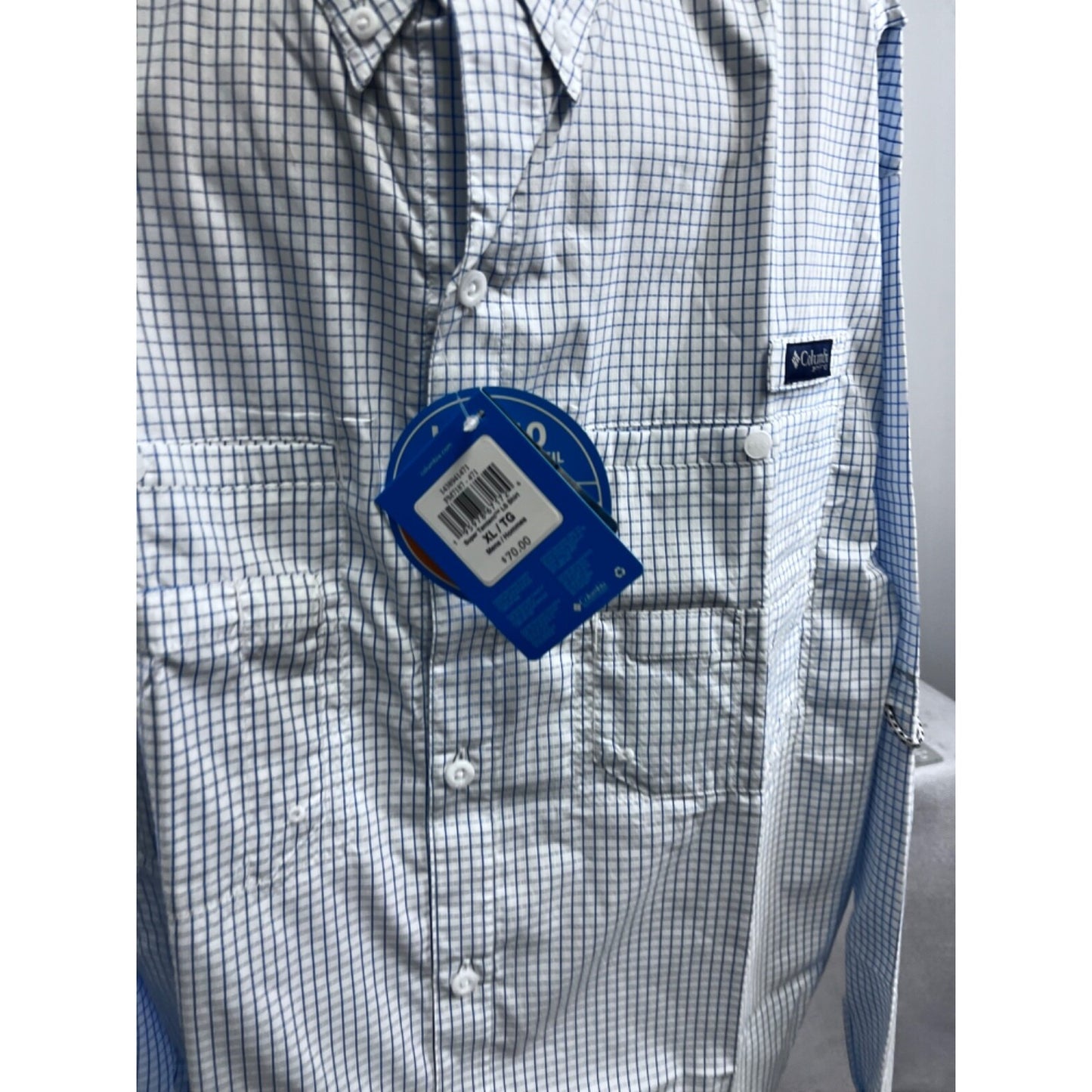 Columbia Men's Tamiami Long Sleeve Shirt XL NEW Fishing Outdoor UPF-40 Omni-shade