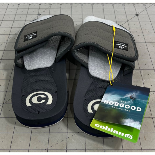 Cobian Men's Hobgood Draino Slide Flip Flops - Ocean Camo 8