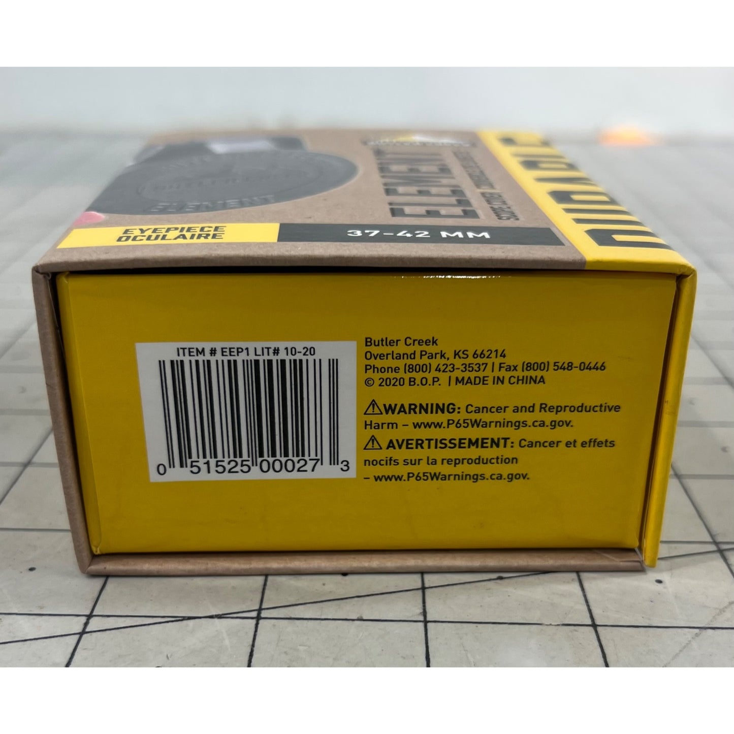 Butler Creek Element Eyepiece Scope Cover Cap 37-42mm Lens 1405911 Black New