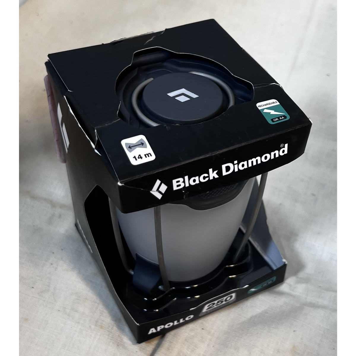 Black Diamond Apollo Rechargeable LED Lantern & Mobile USB Charger 250 Lumens