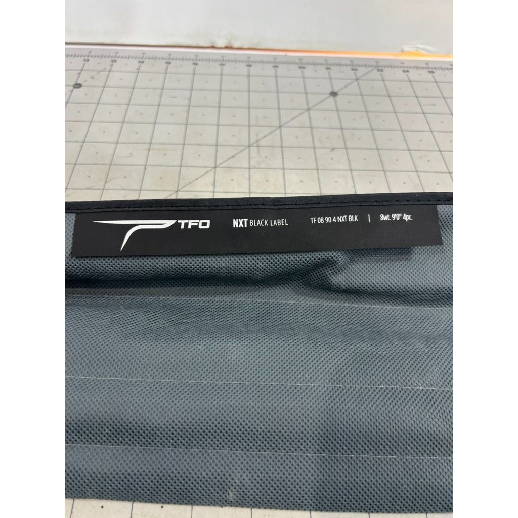TFO NXT Black Label 8 wt 9' 4pc Fly Fishing Rod With Protective Case NEW