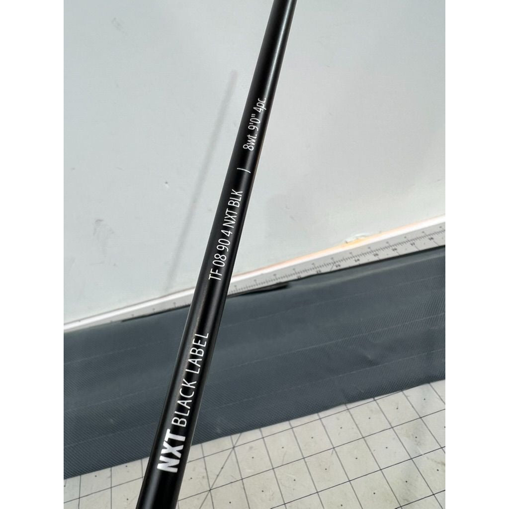 TFO NXT Black Label 8 wt 9' 4pc Fly Fishing Rod With Protective Case NEW