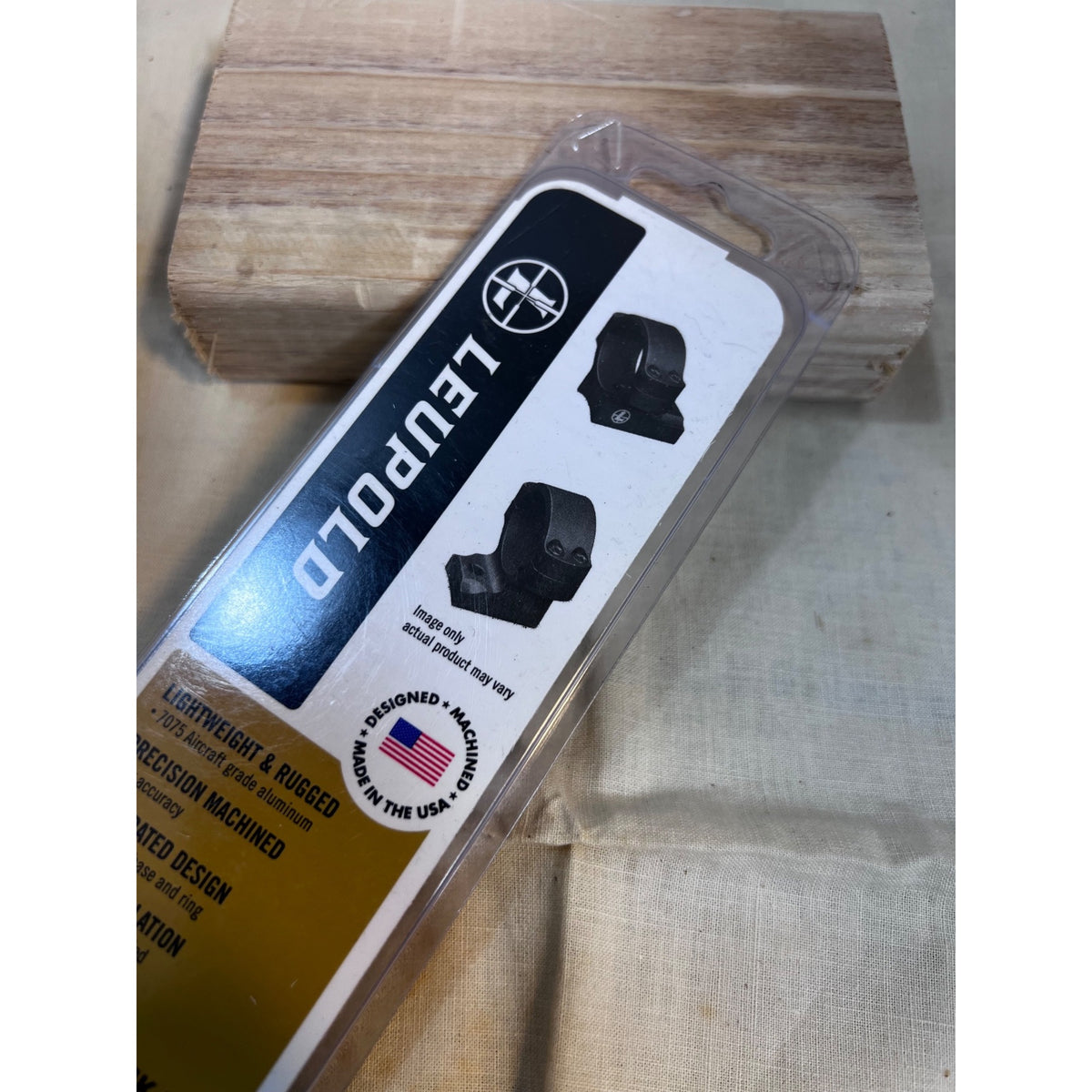Leupold Weatherby MK V 1" Medium Ring Mount 171110 Matte Black Lightweight Aluminum