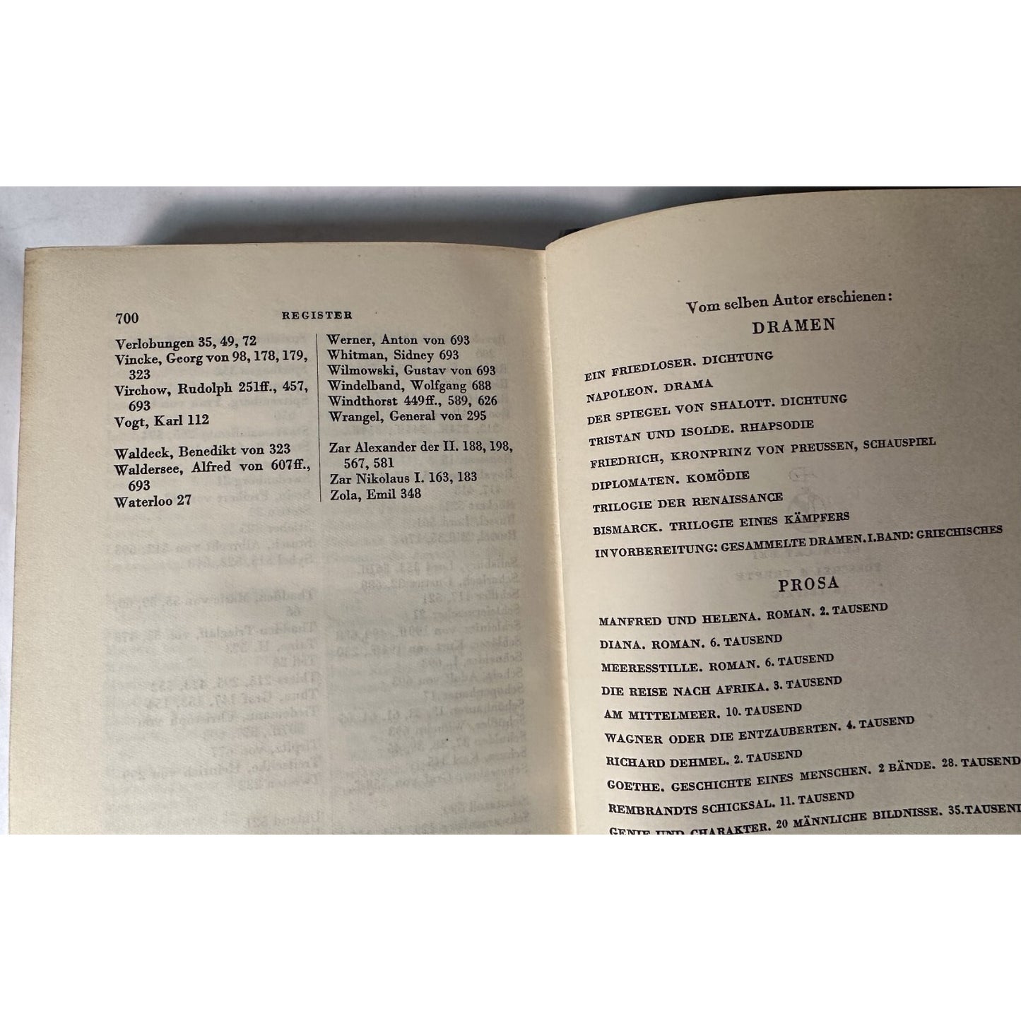 Bismarck Geschichte Eines Kämpfers By Emil Ludwig 1927 1st Edition German Hardcover