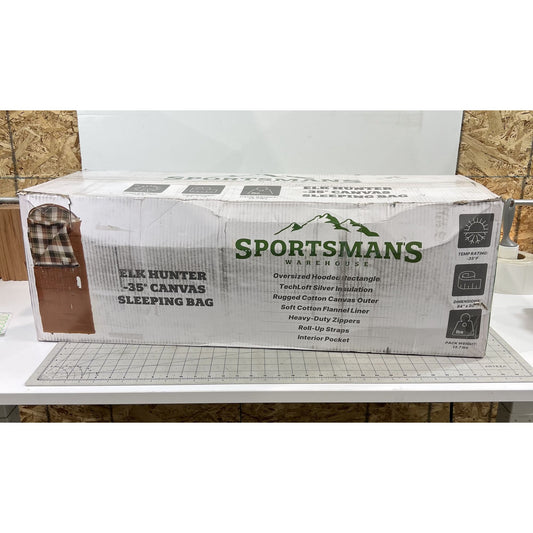 Sportsman's Warehouse Elk Hunter -35° Canvas Sleeping Bag New