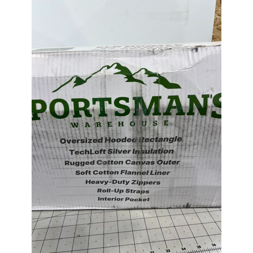 Sportsman's Warehouse Elk Hunter -35° Canvas Sleeping Bag New