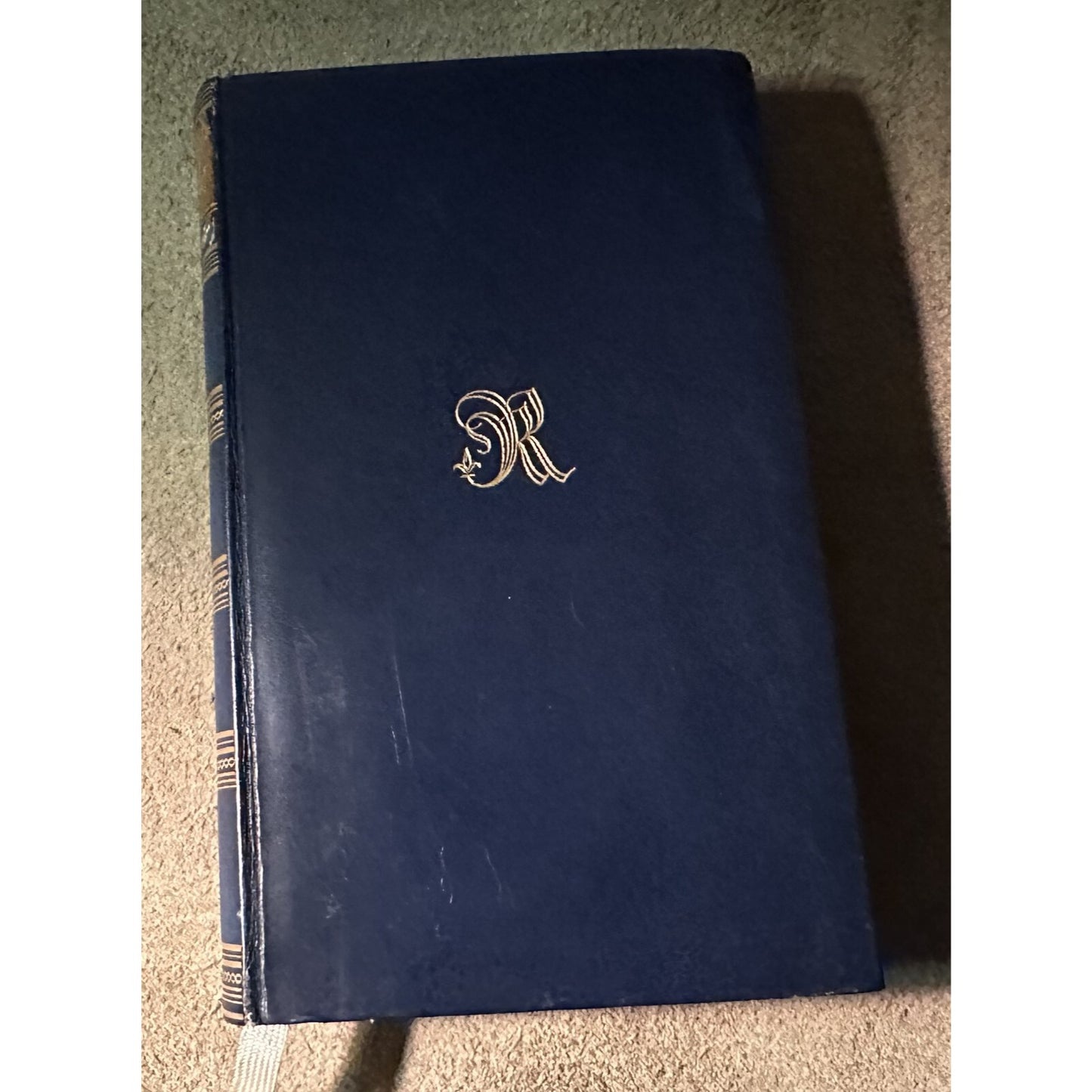 Romain Rolland Johann Christof 1927 German Edition Vol 1 & 2 Hardcover Blue Gold Detail