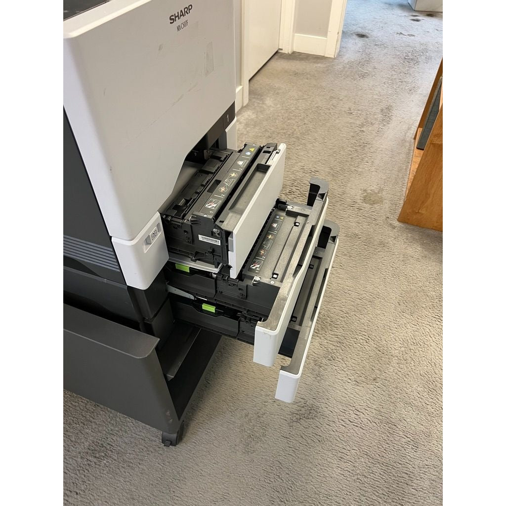 Sharp MX-C507F Desktop Multi-Function Printer Copier Scanner Fax With Stand