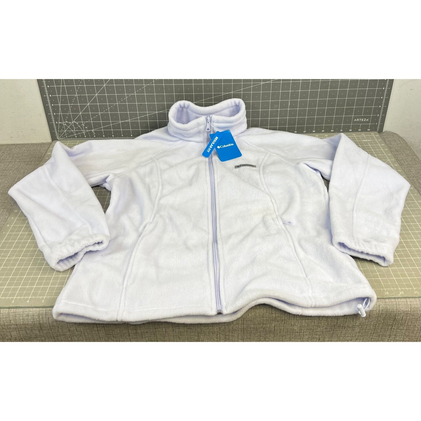 Columbia Women's Benton Springs Fleece Jacket SnowdriftSz. L New