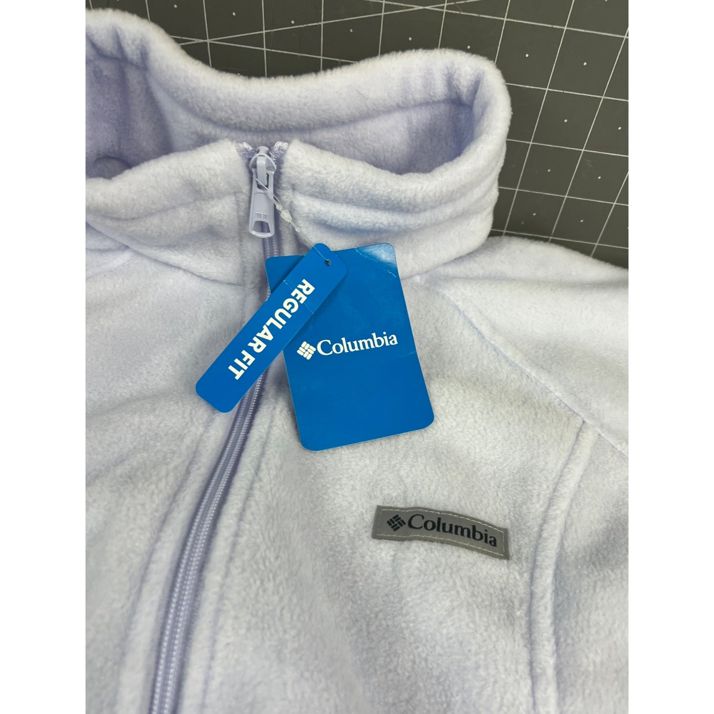 Columbia Women's Benton Springs Fleece Jacket SnowdriftSz. L New