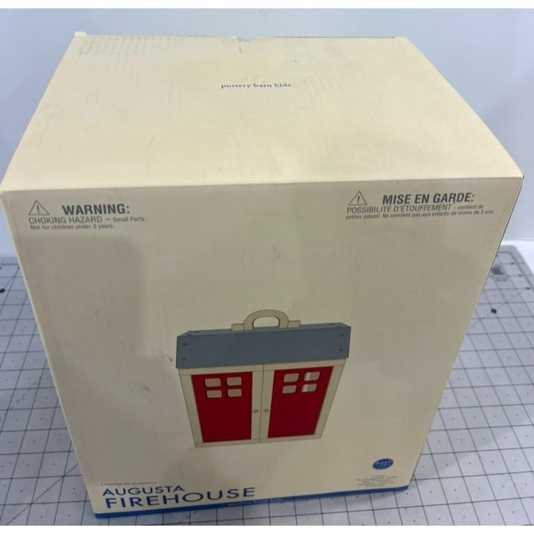 Pottery Barn Kids Augusta Firehouse Playset All Wood NIB New