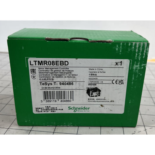 Schneider Electric TeSys T - 940486 Motor Controller, 0.4 → 8 a LTMR08EDB NEW