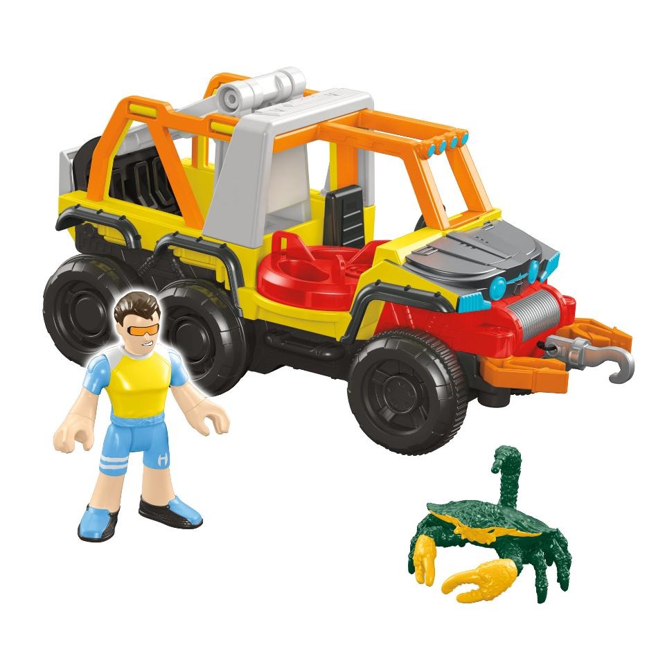 Fisher Price Imaginext Deep Sea Scuba Diver 6 Wheeler Beach Jeep Crabs NEW~~