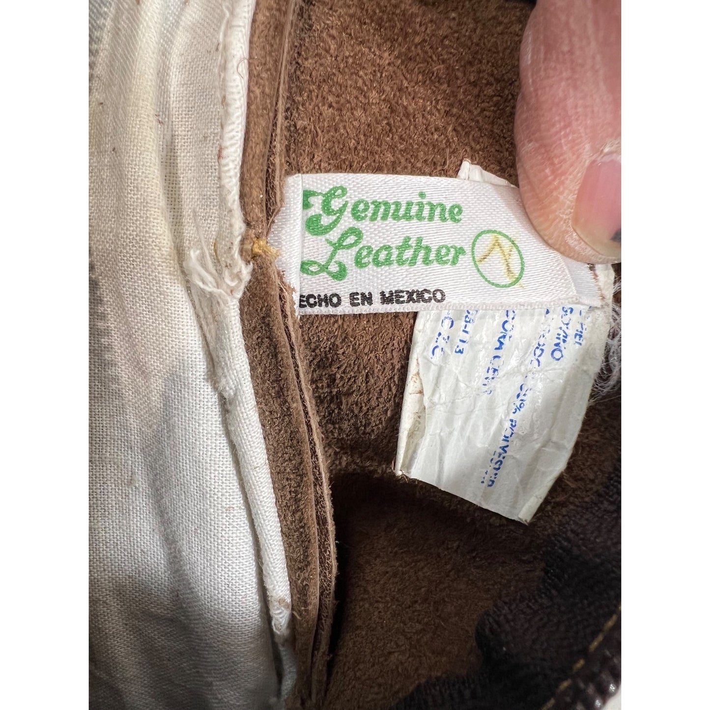 Vintage Brown Genuine Leather Fanny Pack Adjustable Strap Multiple Pockets