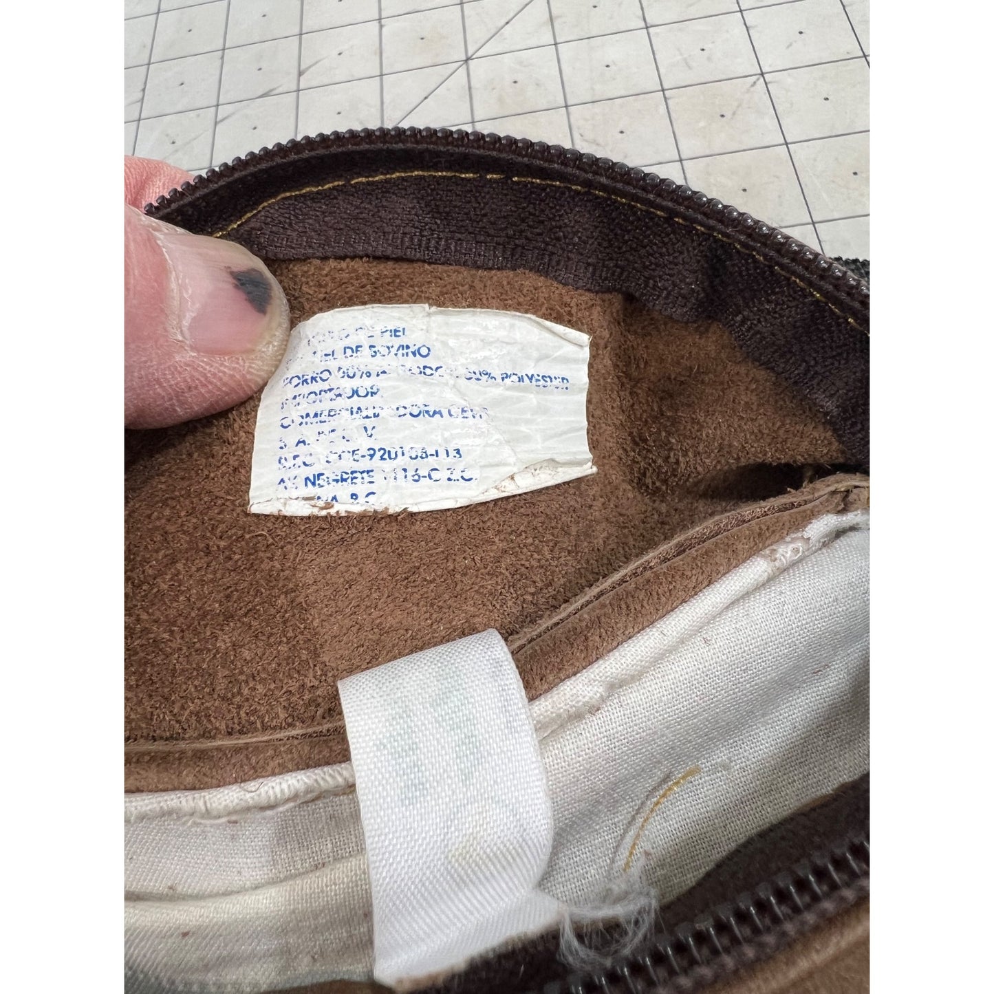 Vintage Brown Genuine Leather Fanny Pack Adjustable Strap Multiple Pockets