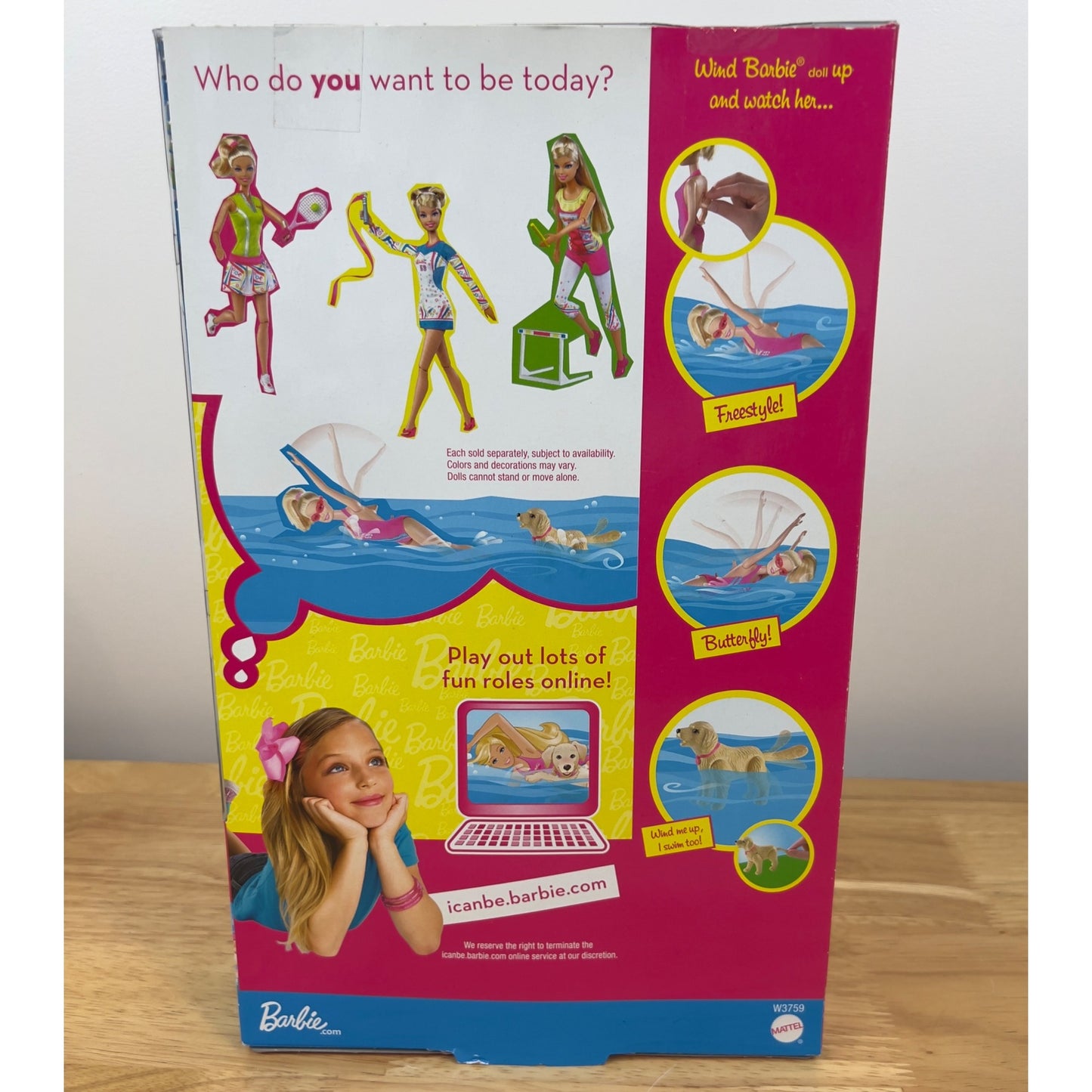 Barbie i can be…Swim Champion Doll #W3759 New NIB Collectable