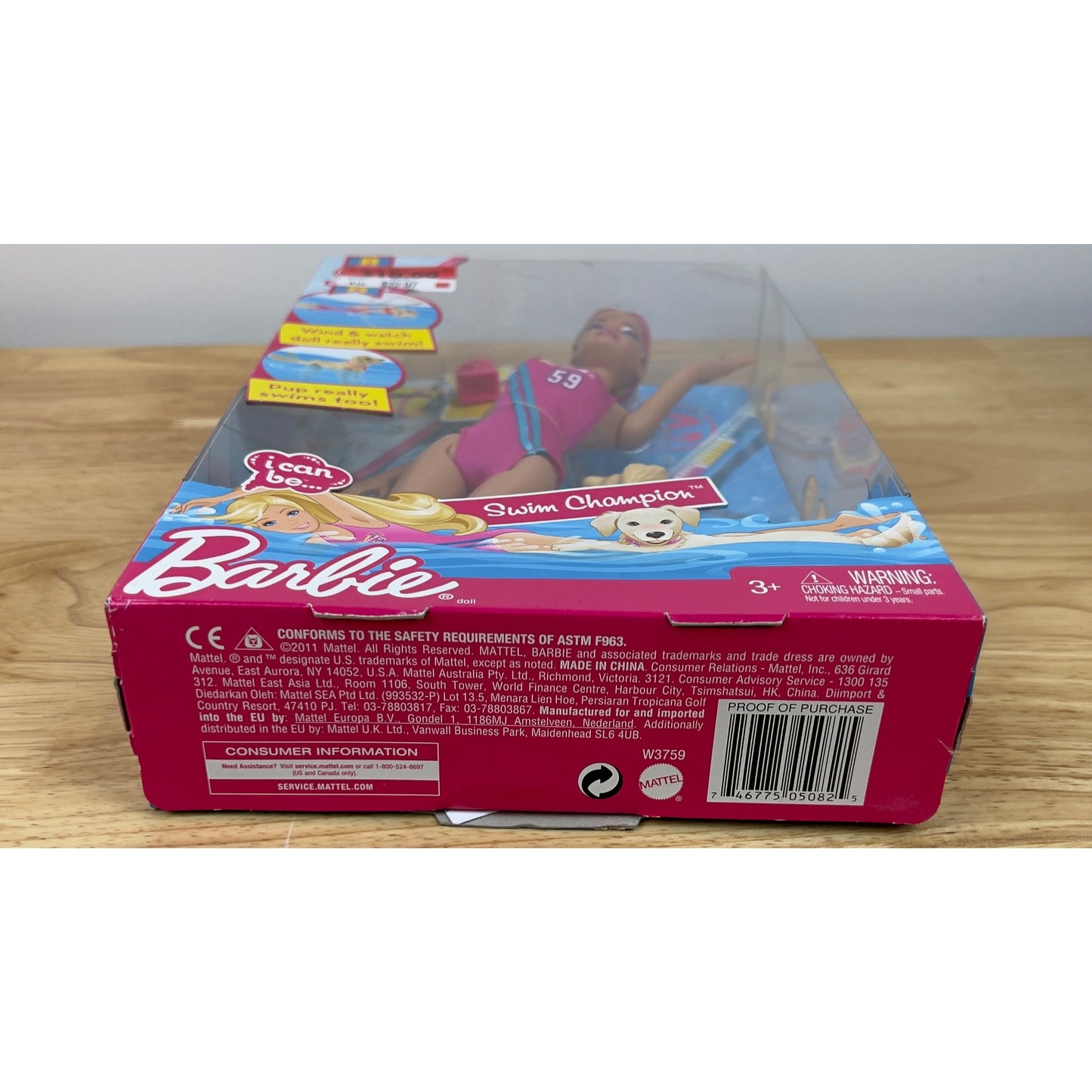 Barbie i can be…Swim Champion Doll #W3759 New NIB Collectable