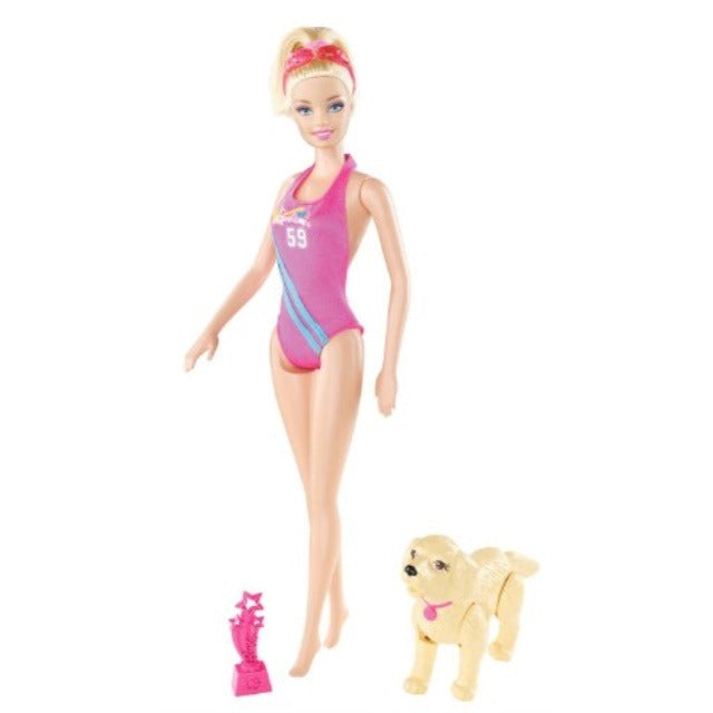 Barbie i can be…Swim Champion Doll #W3759 New NIB Collectable